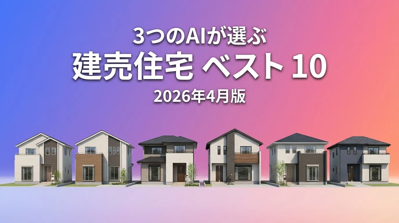 2026年3月版建売住宅おすすめAIランキング