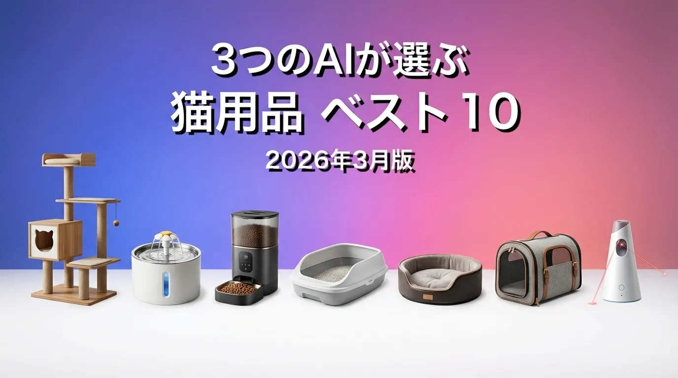 2026年3月版猫用品おすすめAIランキング