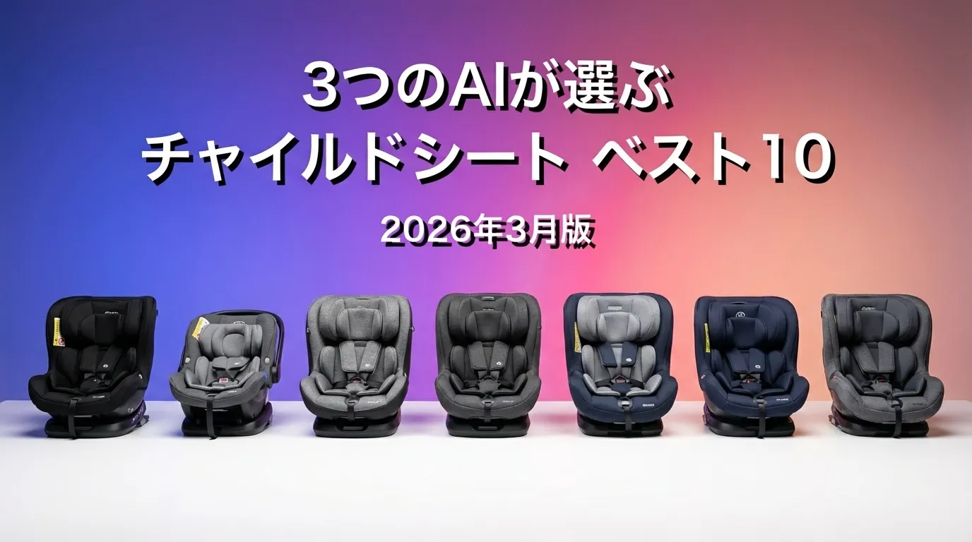 2026年3月版チャイルドシートおすすめAIランキング